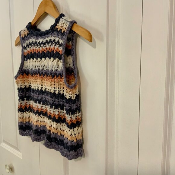 Universal Thread Open Knit Striped Tank Top XS - Picture 9 of 10